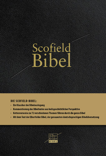 Scofield-Bibel - Echtleder schwarz, Goldprägung