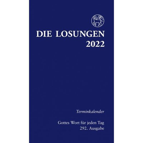 Die Losungen 2022 - Terminkalender, dunkelblau