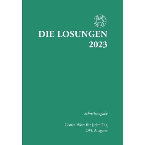 Die Losungen 2023 - Schreibausgabe, grün
