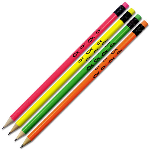 Bleistift - Neon "Ichthys" 4er-Pack