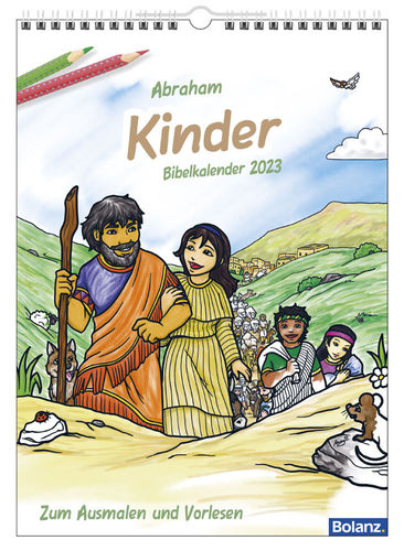 Kinderbibelkalender "Abraham" 2023  - Wandkalender