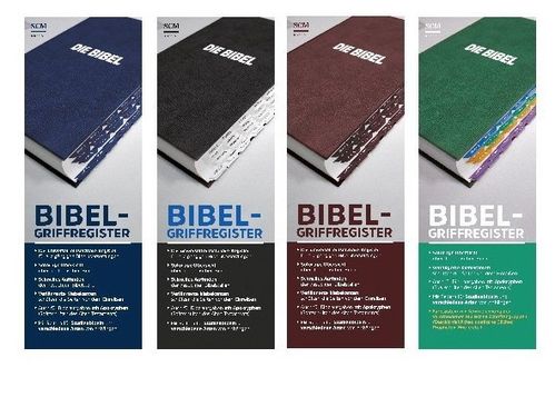 Bibel-Griffregister (verschiedene Farbauswahl)