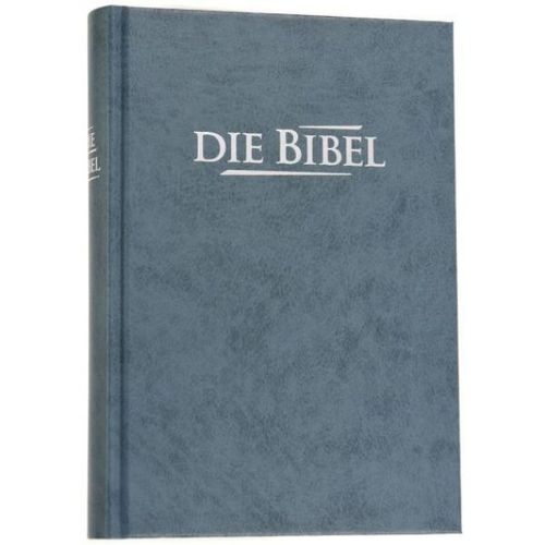Elberfelder Bibel, Taschenausgabe grau-blau